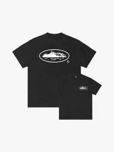 Clothing: Corteiz OG Island Logo Tee Black