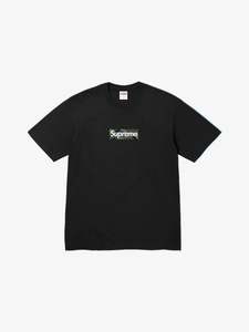 Clothing: Supreme Box Logo Tee (FW23) Navy