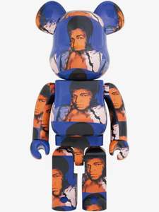 Medicom Toy Be@arbrick Andy Warhol Muhammad Ali 1000%