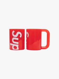 Supreme Heller Mugs (Set of 2) Red