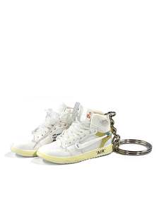 Sneaker Inspired Keychains OW White