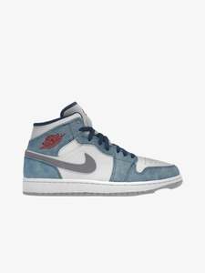Nike Air Jordan 1 Mid French Blue Fire Red