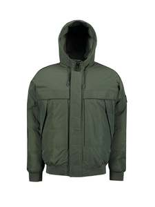Stone Island: Stone Island Micro Reps Down Jacket Green