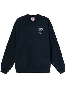 Sweatshirts: Nike X Stussy International Crewneck Sweatshirt Black [SS21]