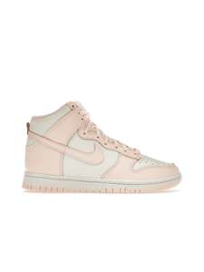 Nike Dunk High: Nike Dunk High Sail Crimson Tint (W)