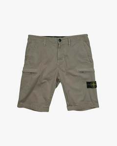Stone Island Bermuda Shorts Army Green (Pre-owned)