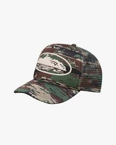 Corteiz Island Puff Print Trucker Hat Digi Camo