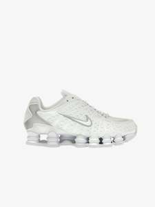 Nike Shox TL White Metallic Silver Max Orange (W)
