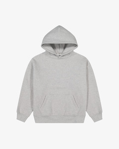 Panelled Hoodie Heather Grey