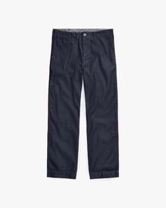 RRL Navy Indigo Rinsed Denim Field Trousers
