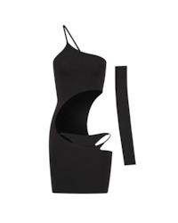 HELIOS DRESS COMBO BLACK