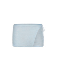 YUNA MOHAIR KNIT SARONG BABY BLUE