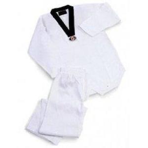 Uniforms: Adults Tae Kwon Do Black V-Neck Uniform