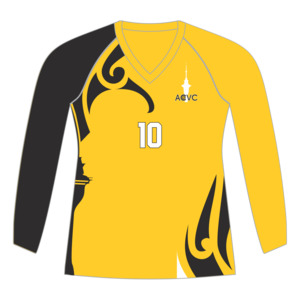 Acvc Volleyball: ACVC WOMENS LIBERO LONG SLEEVE TOP - LYCRA