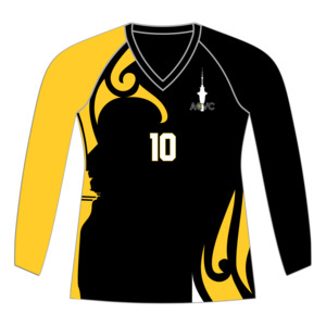 Acvc Volleyball: ACVC WOMENS LONG SLEEVE TOP - LYCRA