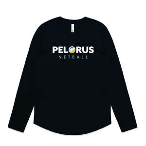 Pelorus Netball: PELORUS NETBALL LS MERCH TEE