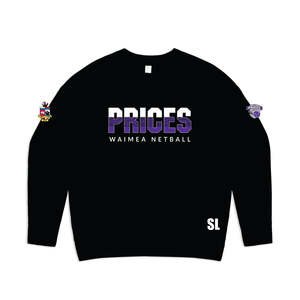 Prices Netball: PRICES NETBALL RELAXED FIT SWEATSHIRT
