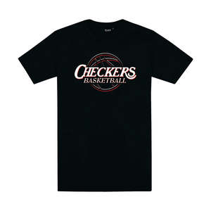 Checkers Basketball: CHECKERS BASKETBALL PRINTED TEE