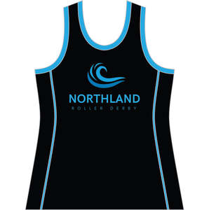 NORTHLAND ROLLER DERBY REVERSIBLE PLAYING SINGLET