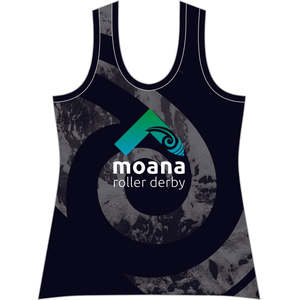 MOANA ROLLER DERBY REVERSIBLE PLAYING SINGLET