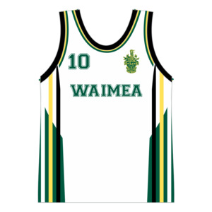WAIMEA COLLEGE SENIOR A BASKETBALL SINGLET