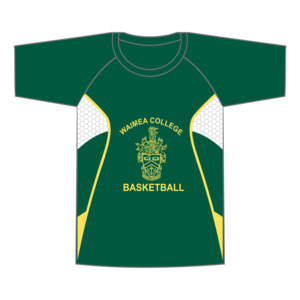 WAIMEA COLLEGE BOYS BASKETBALL WARM UP TEE