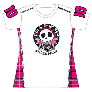 All: GUNS & ROSES WHITE TEAM TEE