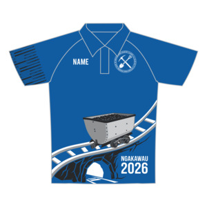 NGAKAWAU POOL SUBLIMATED POLO
