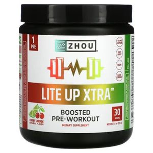 Products: Zhou Nutrition Lite Up Xtra Boosted Pre Workout ProBuilder