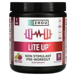 Zhou Nutrition, Lite Up- Non Stimulant Pre Workout ProBuilder