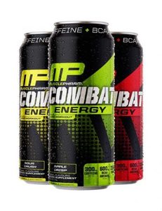 Products: MusclePharm Combat Energy RTD Can Pre Workout Cans ProBuilder