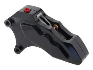 Left Hand Front 6 Piston Caliper - Black. Fits Softail 2000-2017, Dyna 2000-2005&hellip;