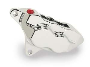 Left Hand Front 4 Piston Caliper - Chrome. Fits many Big Twin & Sportster 1984-1&hellip;