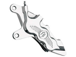 Left Hand Front 6 Piston Caliper - Chrome. Fits Softail 2000-2014, Dyna 2000-201&hellip;