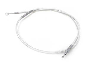 73in. Clutch Cable - Sterling Chromite. Fits 5Spd Big Twin 1987-2006 - Magnum Shielding