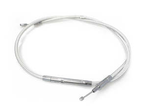 63in. Clutch Cable - Sterling Chromite. Fits 5Spd Big Twin 1987-2006 - Magnum Shielding