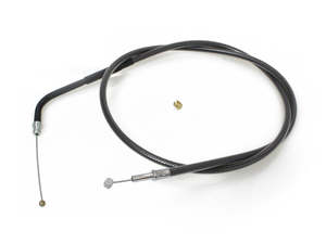 31-1/2in. Throttle Cable - Black Pearl. Fits V-Rod 2002-2017 - Magnum Shielding