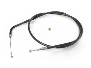 39-1/2in. Throttle Cable - Black Pearl. Fits V-Rod 2002-2017 - Magnum Shielding