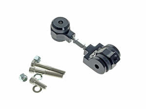 Engine Mounts Associated Parts: Heavy Duty Top Stabilizer Link - Black. Fits Dyna 2005-2017. - Rollies Speed Shop
