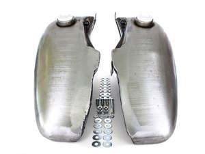 Fuel Tanks Related Parts: 5 Gallon Fuel Tank with provision for OEM Cam-Style Fuel Caps. Fits Big Twin 1936-Early 1984. - Rollies Speed Shop