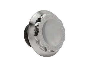 Fuel Tanks Related Parts: 12 Point, Right Hand Vented Screw-In Fuel Cap - Chrome. Fits H-D Big Twin 1996up & Sportster 1996-2021 - Arlen Ness