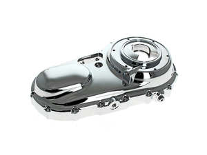Oem Type Primary Covers: Outer Primary Cover - Chrome. Fits Sportster 2006-2021 - V-Factor