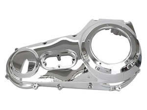 Outer Primary Cover - Chrome. Fits Softail 1999-2006 & Dyna 1999-2005. - Rollies Speed Shop