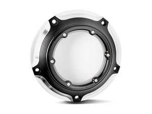 Vision Derby Cover - Black Contrast Cut. Fits Touring 2016up - Performance Machine