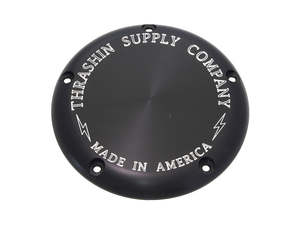 5-Hole OG Billet Derby Cover - Black. Fits Softail 2019up. - Thrashin Supply
