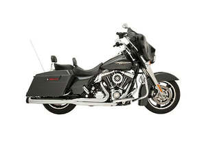 Outlaw 2-into-1 Exhaust - Chrome. Fits Touring 2017up - Khrome Werks