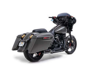 Bob Cat 2-into-1 Exhaust - Black with Carbon Fibre Sleeve Muffler. Fits Touring &hellip;