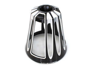Monster Sucker Deep Cut Air Filter Cover - Black. - Arlen Ness