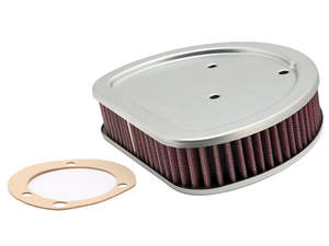 High-Flow Air Filter Element. Fits Softail 2000-2015, Touring 1999-2007 & Dyna 1&hellip;