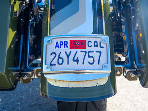 Curved Radius Number Plate Kit - Chrome. Fits CVO Touring 2023up & Street Glide &hellip;